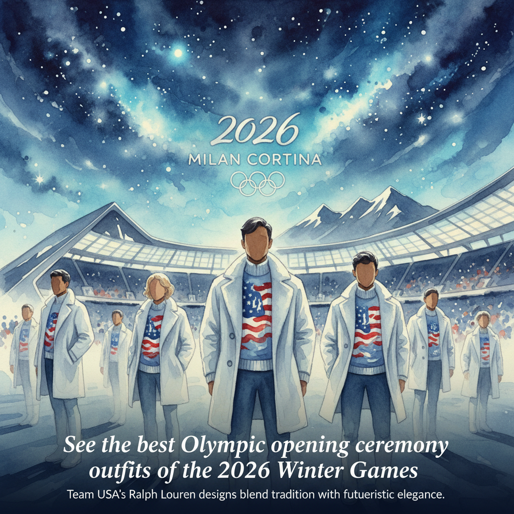 See the best Olympic opening ceremony outfits of the 2026 Winter Games