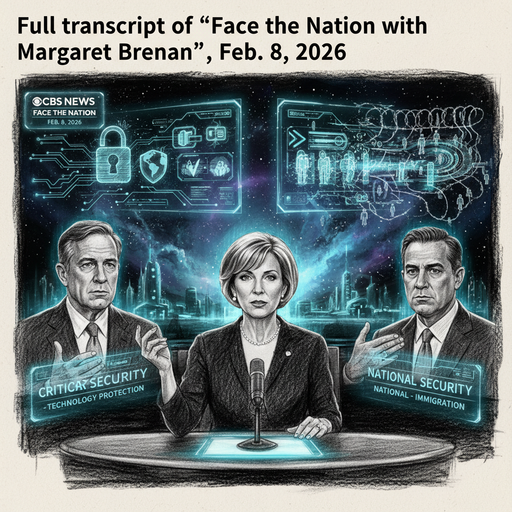 Full transcript of "Face the Nation with Margaret Brennan," Feb. 8, 2026
