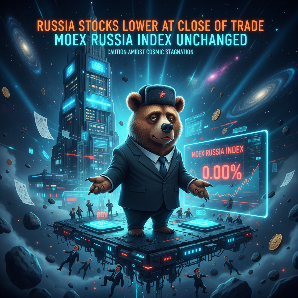 Russia stocks lower at close of trade; MOEX Russia Index unchanged