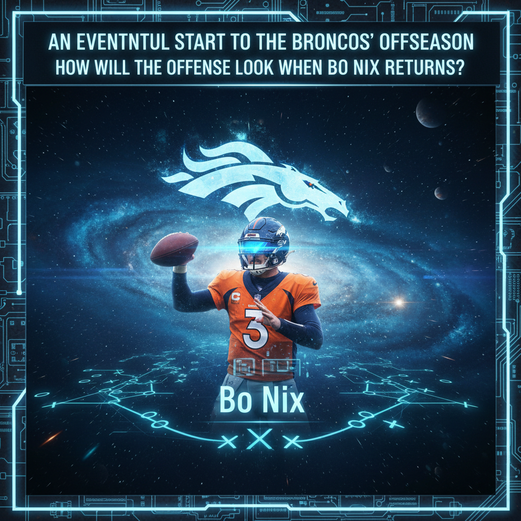 An eventful start to the Broncos' offseason: How will the offense look when Bo Nix returns?