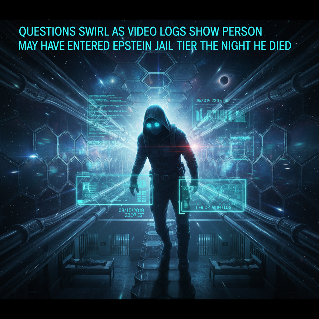 Questions swirl as video logs show person may have entered Epstein jail tier the night he died
