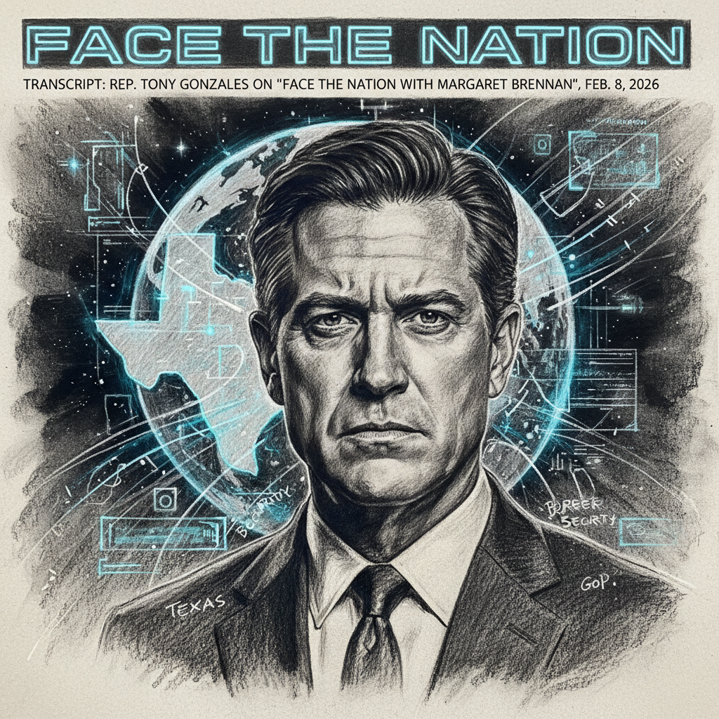 Transcript: Rep. Tony Gonzales on "Face the Nation with Margaret Brennan," Feb. 8, 2026