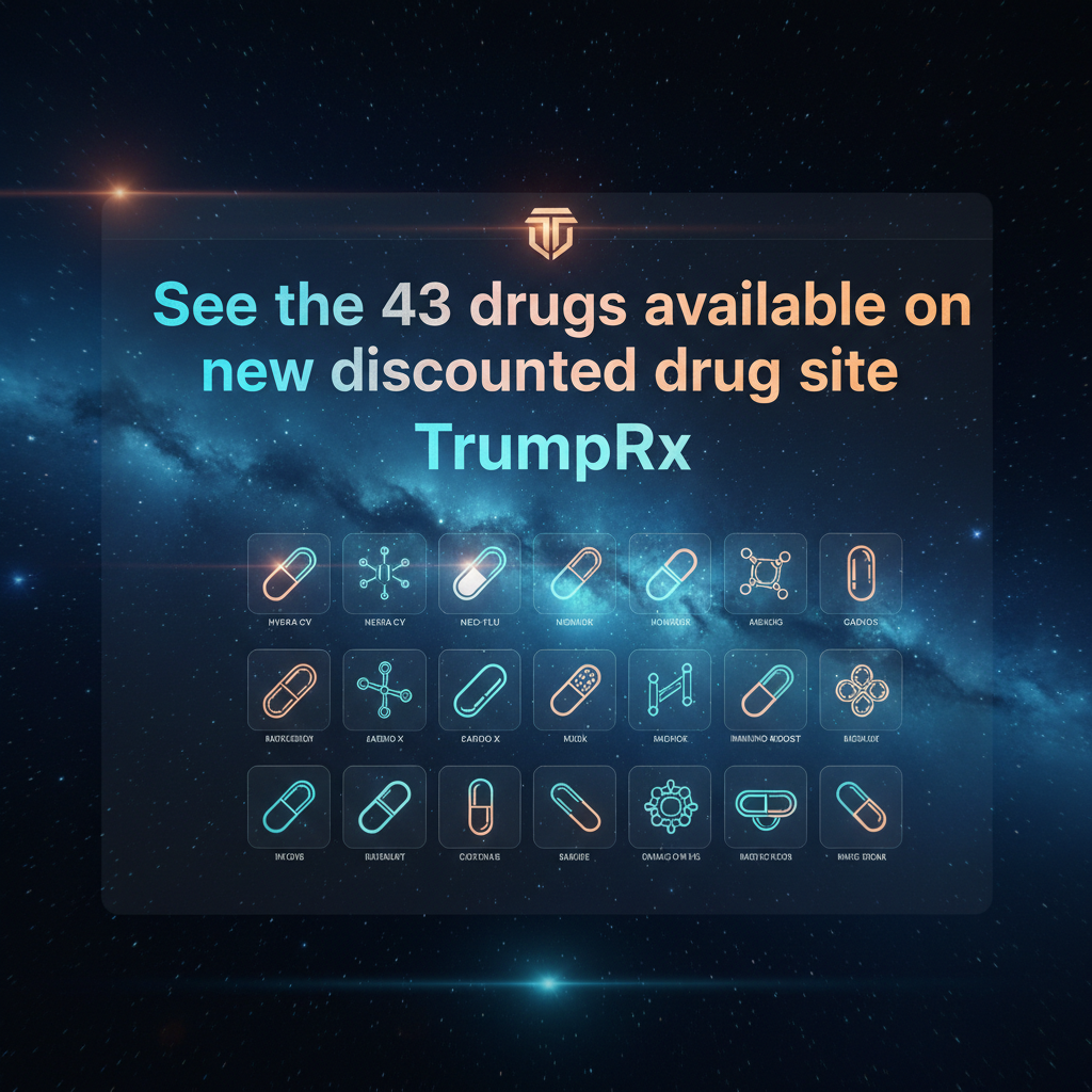 See the 43 drugs available on new discounted drug site TrumpRx