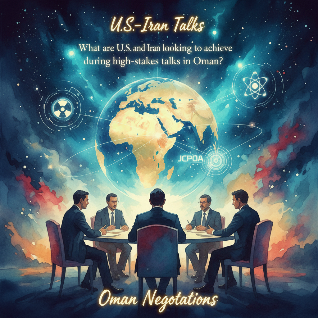 What are U.S. and Iran looking to achieve during high-stakes talks in Oman?