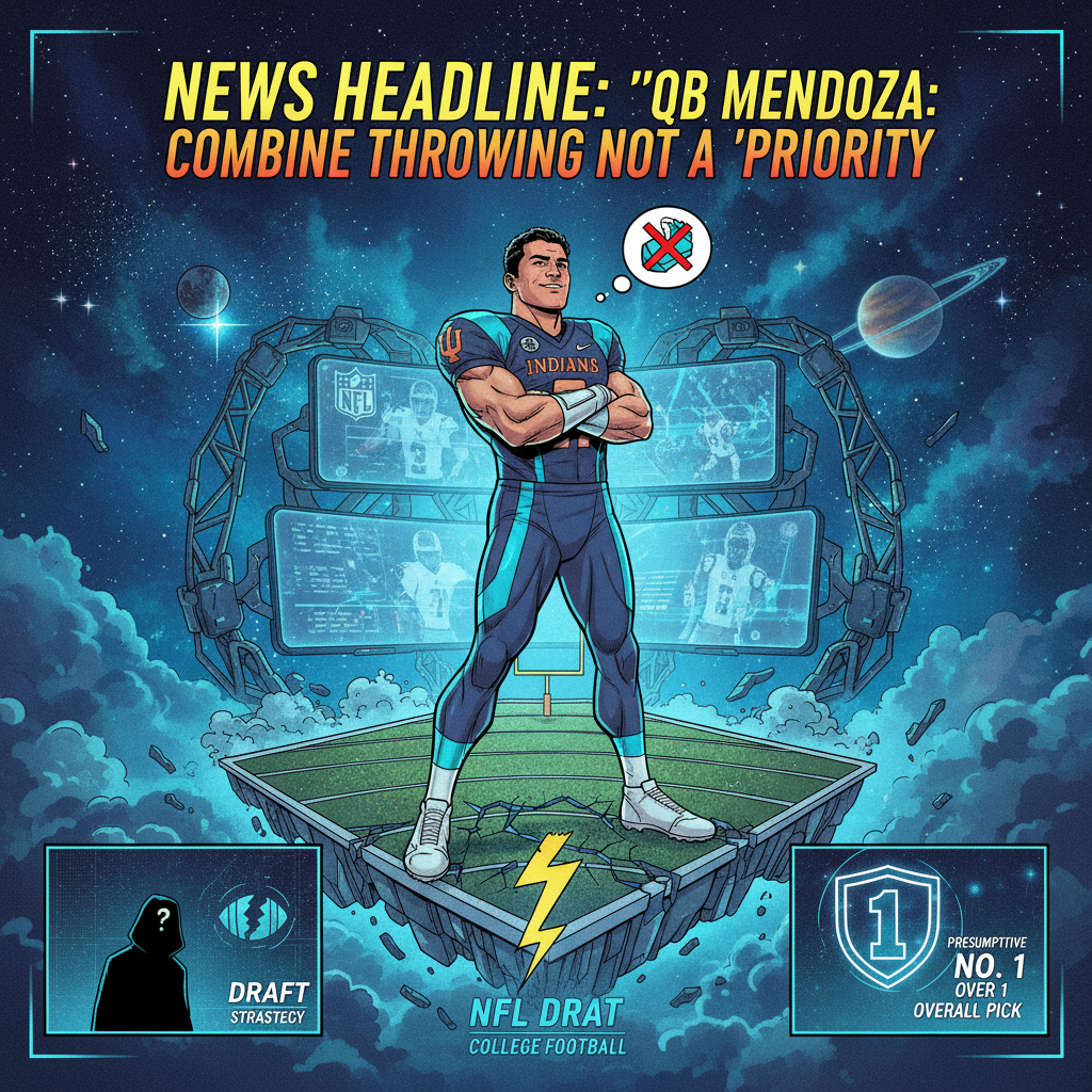 QB Mendoza: Combine throwing not a 'priority'