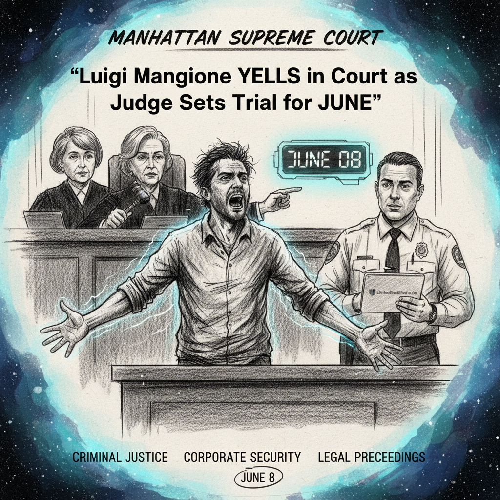 Luigi Mangione yells out in court as judge sets New York trial for June
