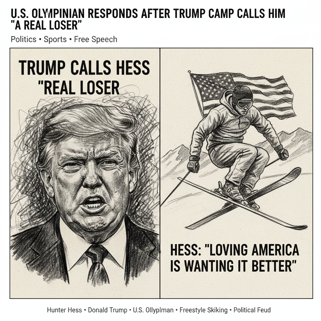 U.S. Olympian responds after Trump calls him "a real loser"