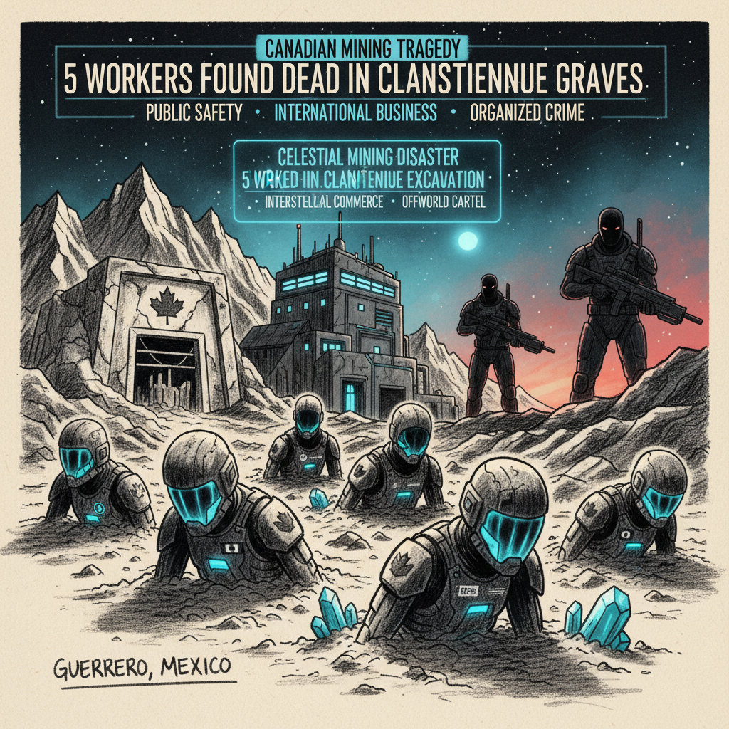 5 workers from Canadian mining company found dead in Mexico