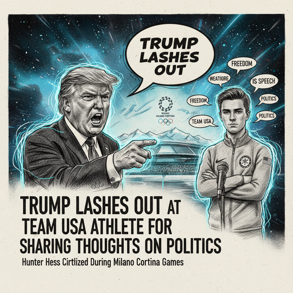 Trump lashes out at Team USA athlete for sharing thoughts on politics