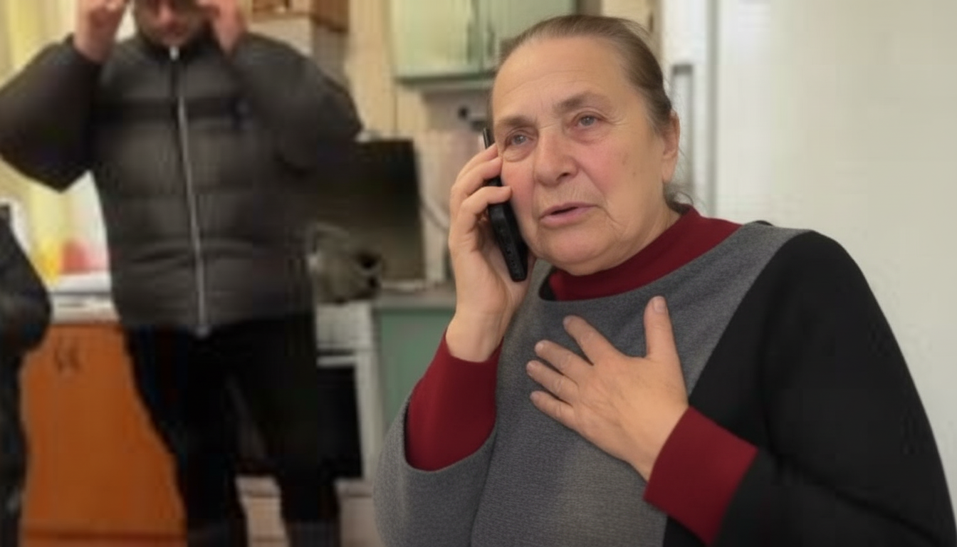Ukrainian mother's joy after phone call with son she thought had been killed