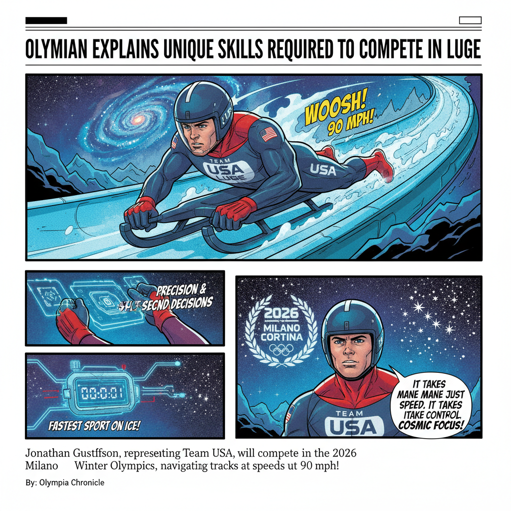 Olympian explains unique skills required to compete in luge