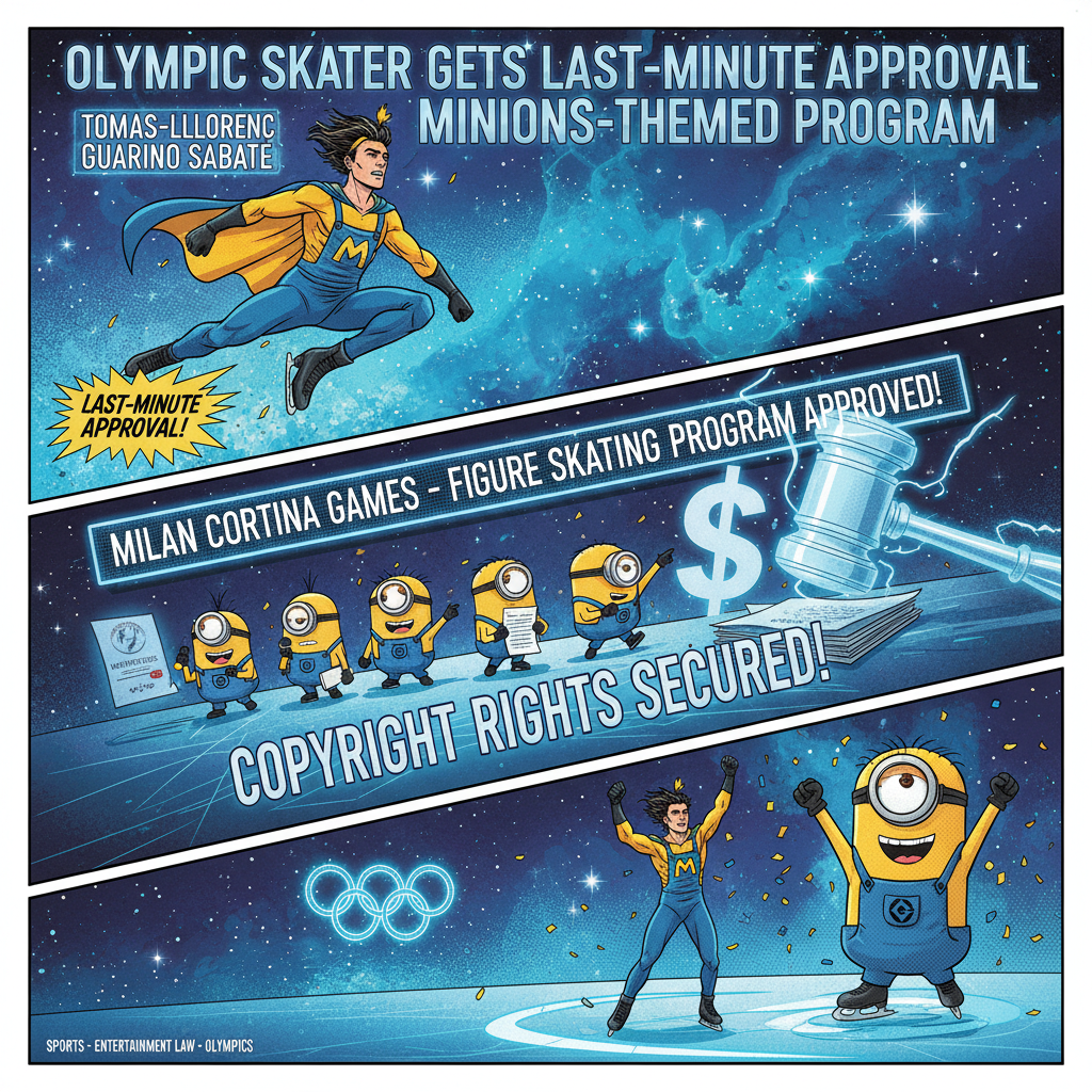 Olympic skater gets last-minute approval for Minions-themed program