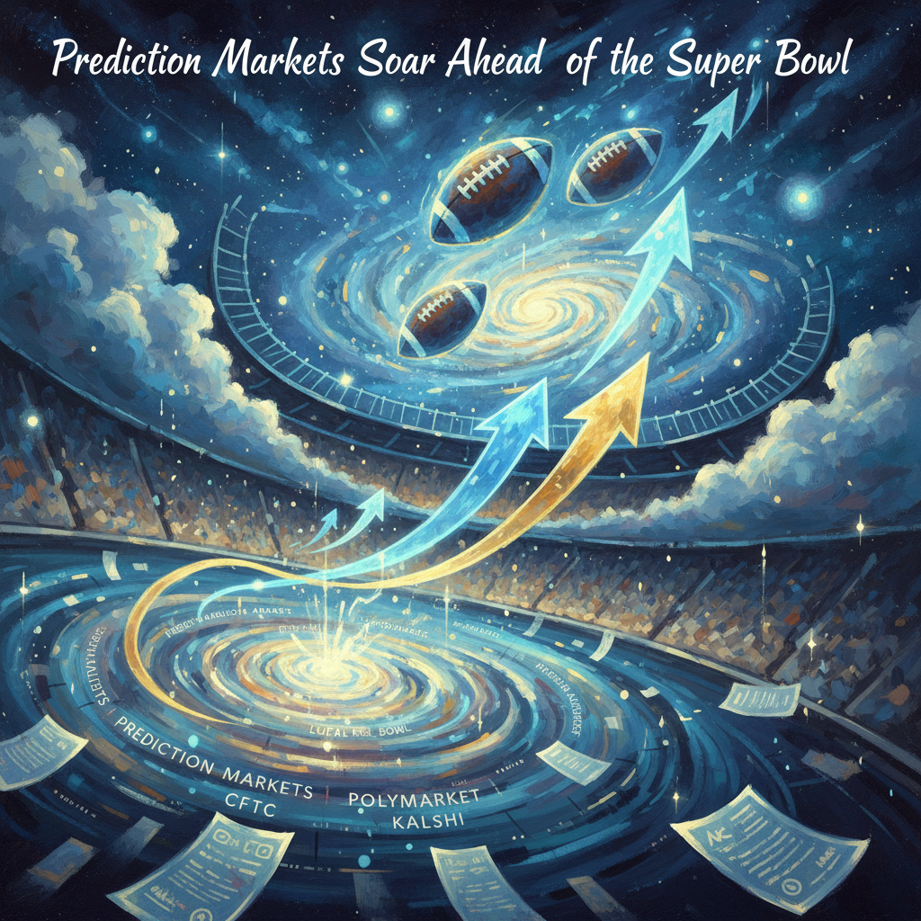 Prediction markets soar ahead of the Super Bowl