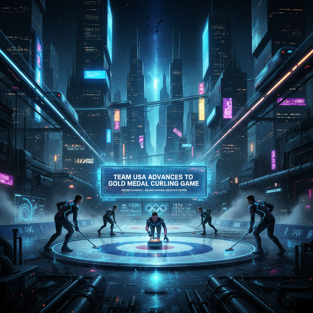 Team USA advances to gold medal curling game