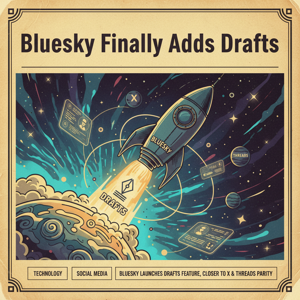 Bluesky finally adds Drafts