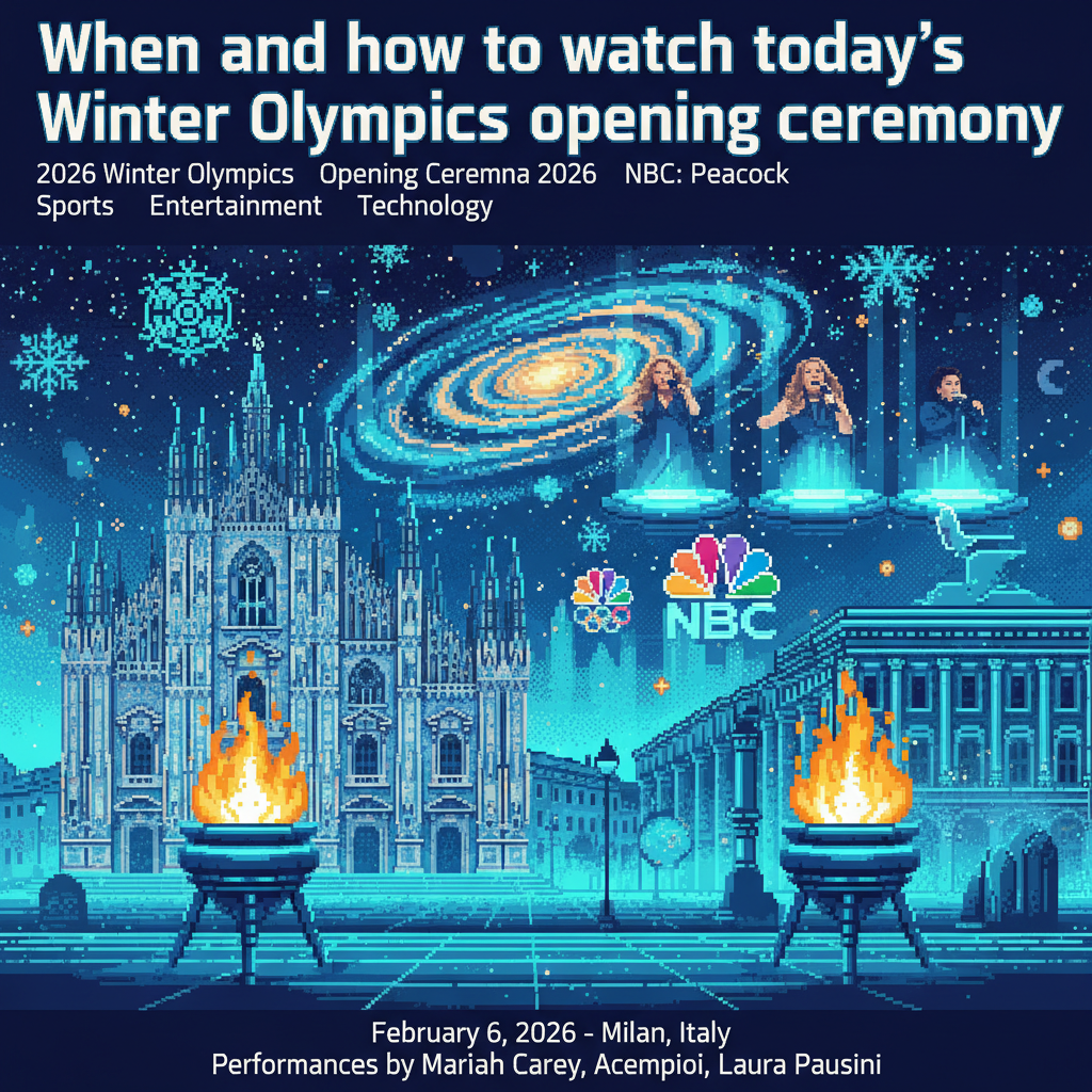 When and how to watch today's Winter Olympics opening ceremony