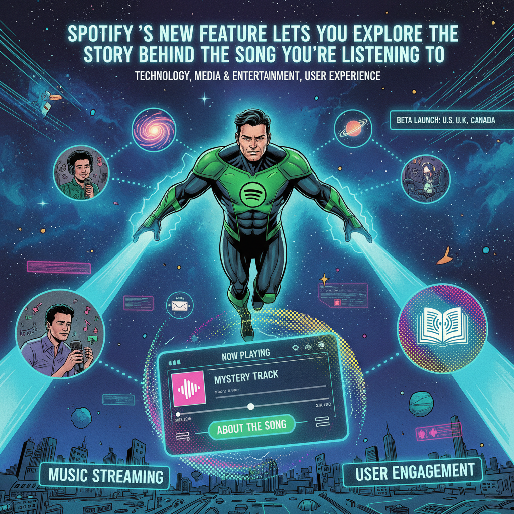 Spotify’s new feature lets you explore the story behind the song you’re listening to