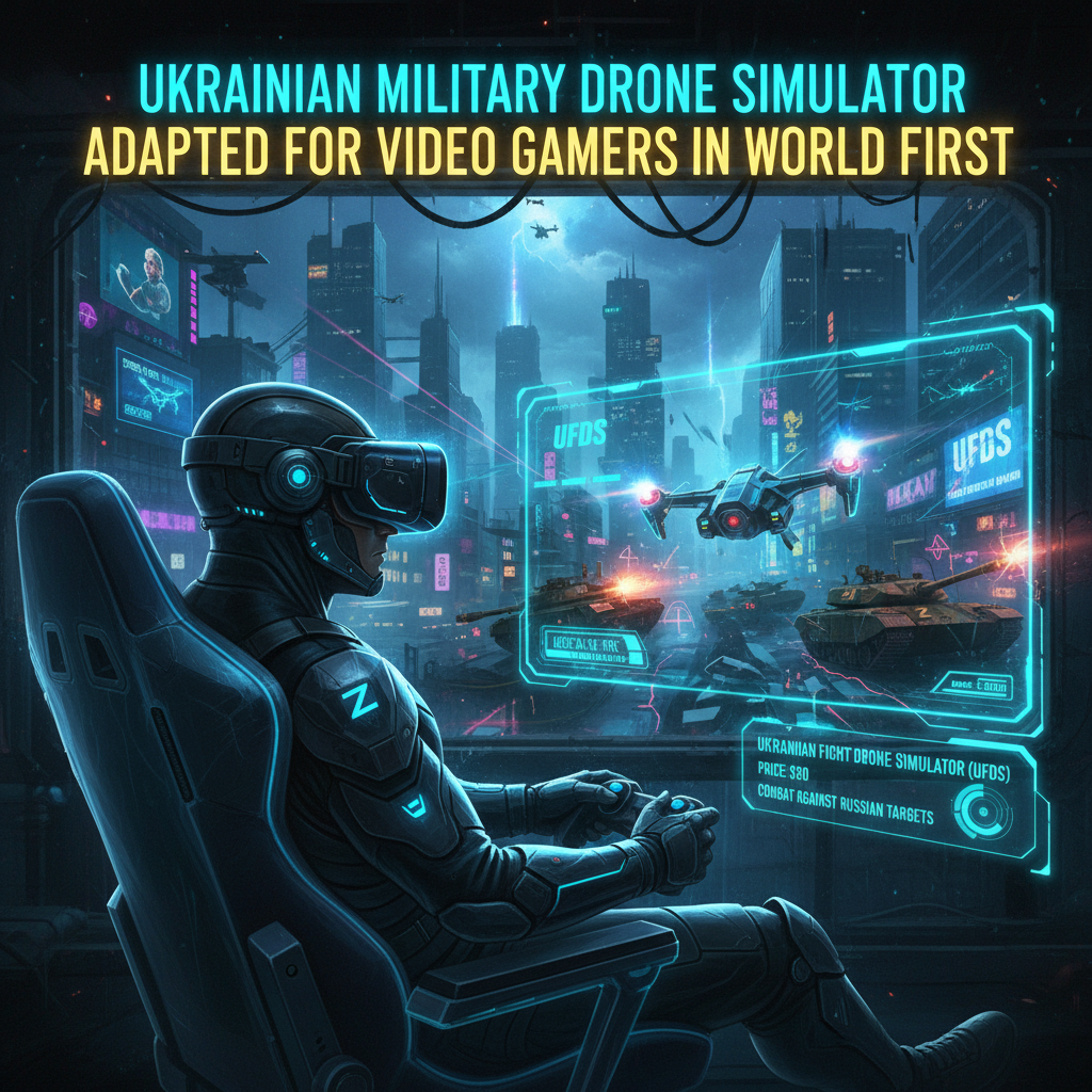 Ukrainian military drone simulator adapted for video gamers in world first