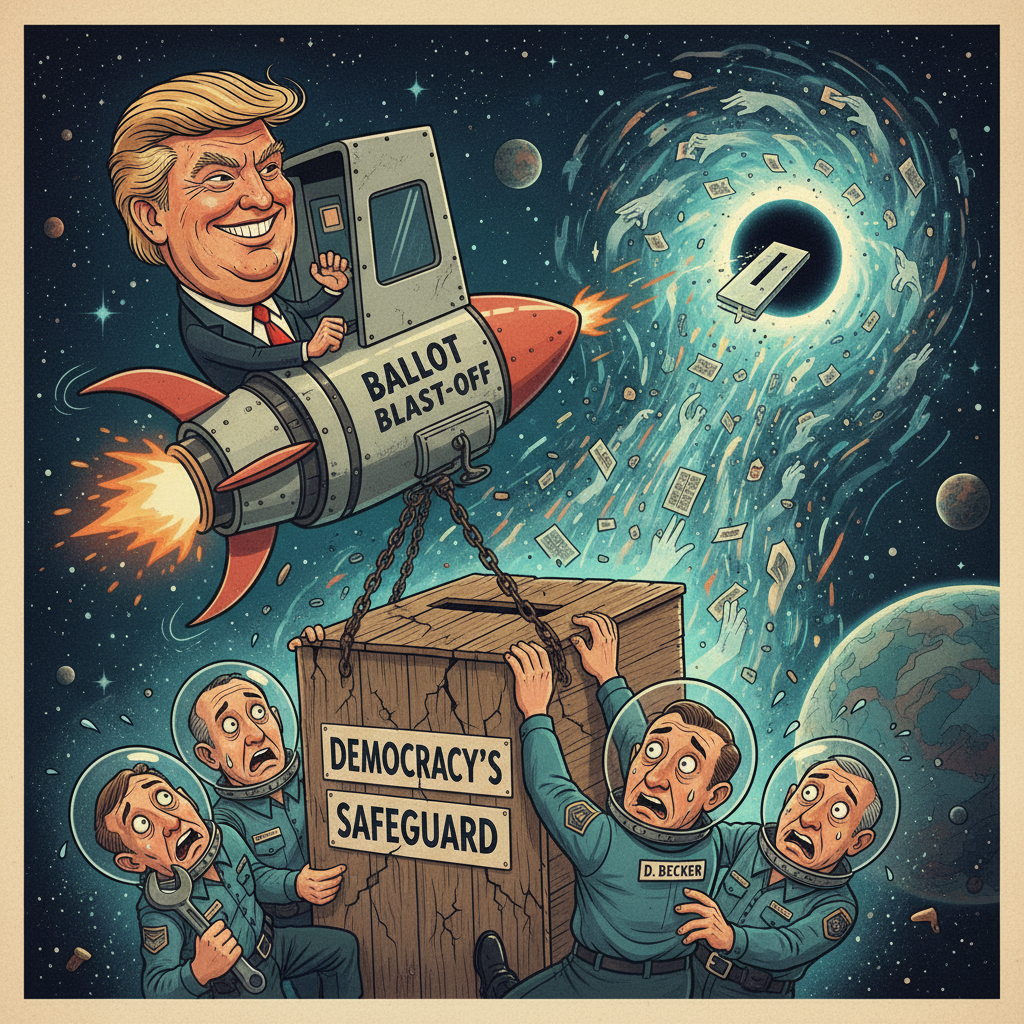 Election officials are "very concerned" about Trump voting push, says David Becker